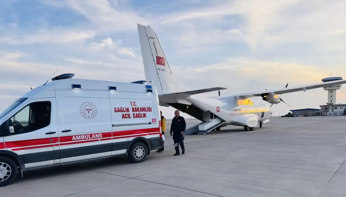 6 Aylık Delal Bebek, Ankara’ya Ambulans Uçakla Sevk Edildi