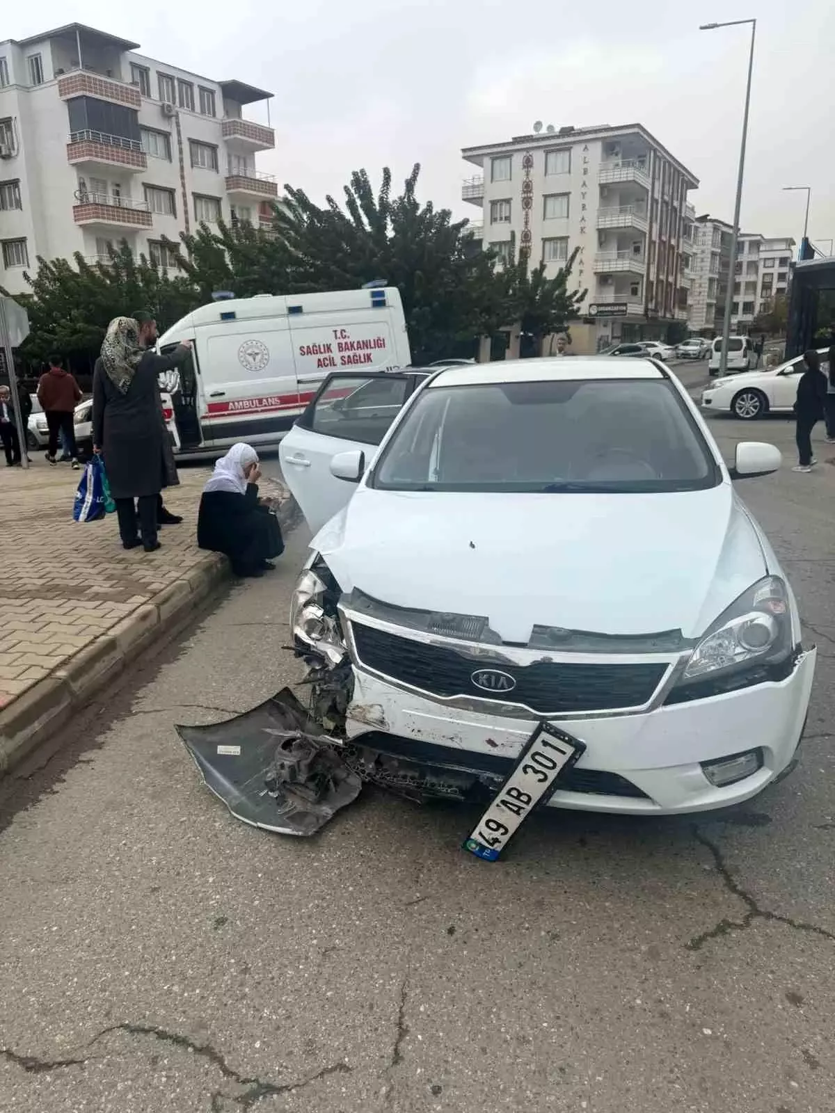 Batman’da Trafik Kazası: 2 Yaralı