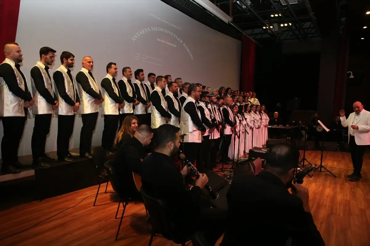 Antakya Medeniyetler Korosu Hatay’da Final Konseri Verdi