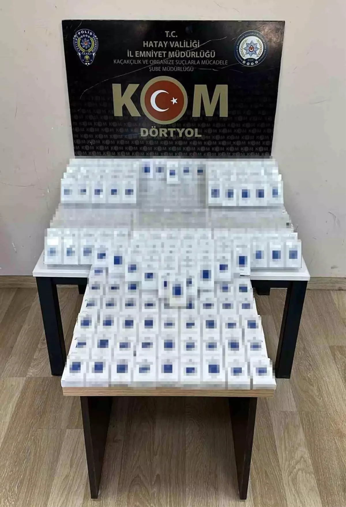 Hatay’da 550 Paket Kaçak Sigara Ele Geçirildi